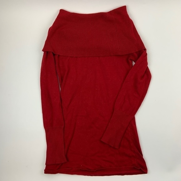 Sweater Project Sweater Womens Small Cowl Neck Long Sleeve Red - Picture 6 of 6
